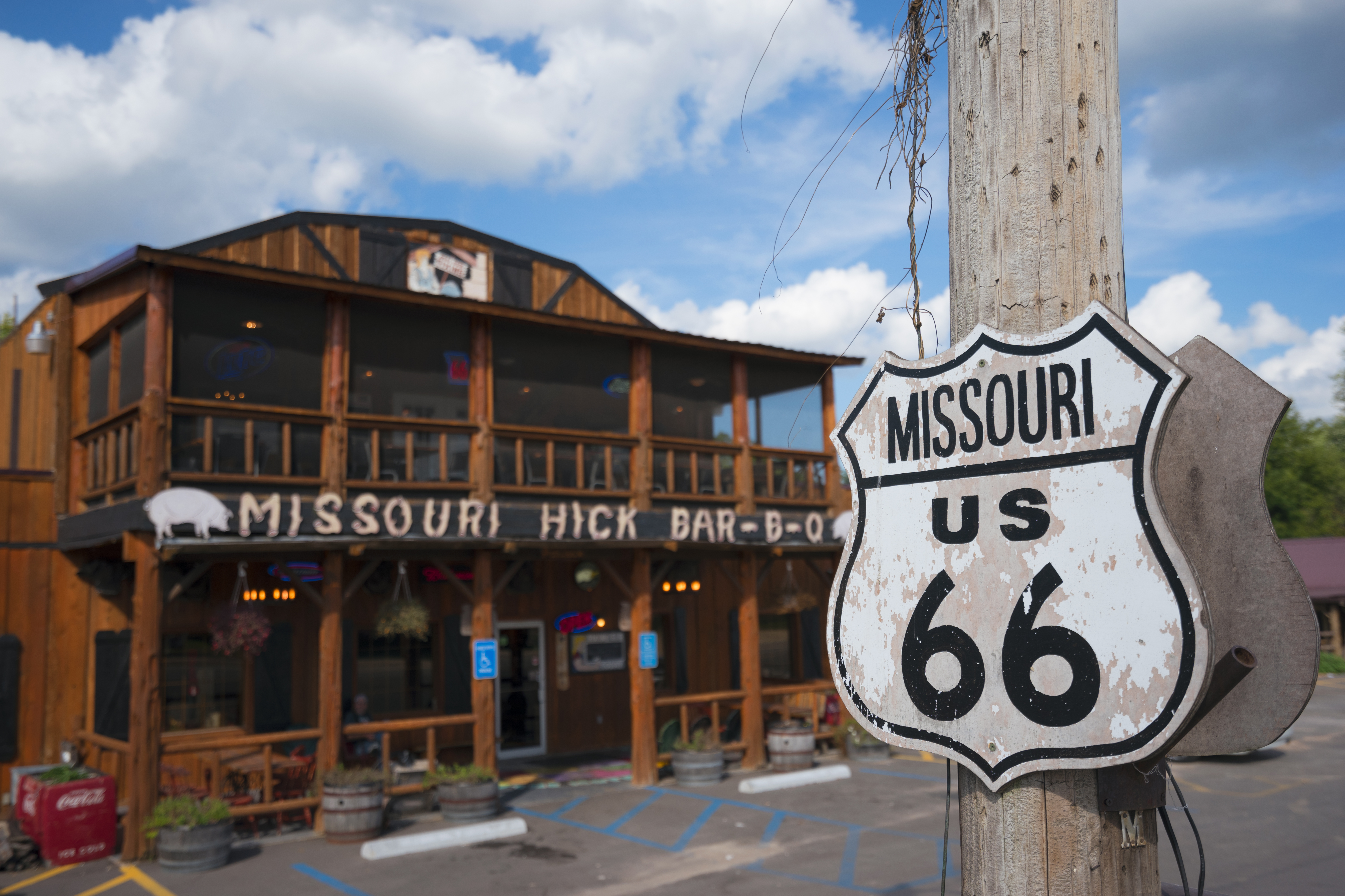 Missouri Hick Barbeque restaurant in Cuba, Missouri