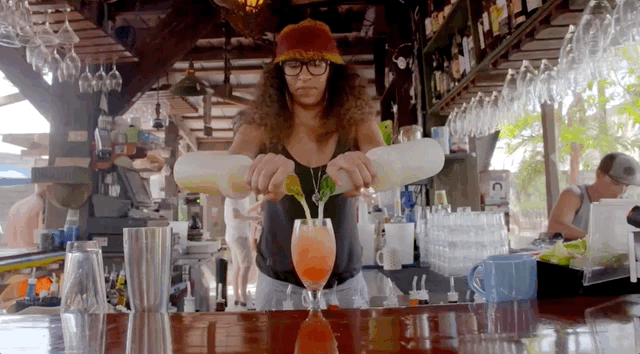 bartending happy hour in Key West, Florida bartending happy hour in Key West, Florida