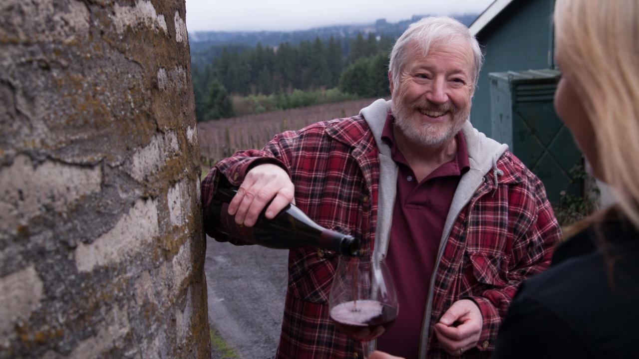 Washington local in wine vineyard Washington local in wine vineyard