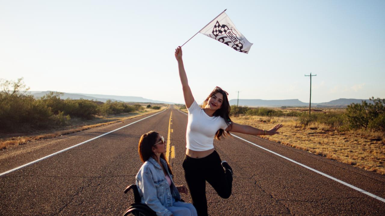 Sightseeing along Route 66 