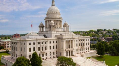 The Rhode Island state capitol The Rhode Island state capitol