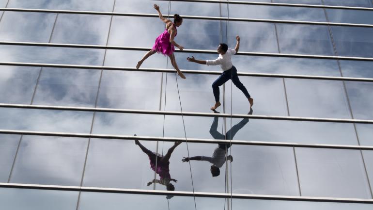 Bandaloop Vertical Dancers Bandaloop Vertical Dancers