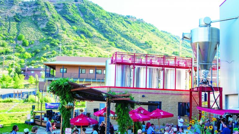 The outdoor beer garden at Ska Brewing in Durango is the perfect spot to sip a brew and take in the views. The outdoor beer garden at Ska Brewing in Durango is the perfect spot to sip a brew and take in the views.