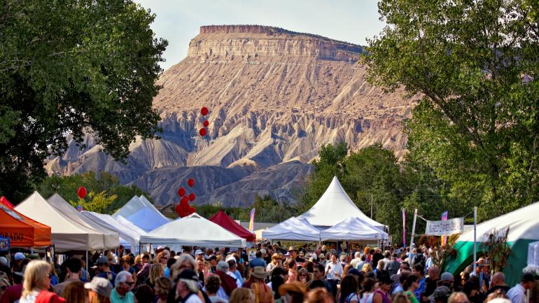 Grand Junction’s Downtown Farmers’ Market showcases the best farm products of the region. Grand Junction’s Downtown Farmers’ Market showcases the best farm products of the region.