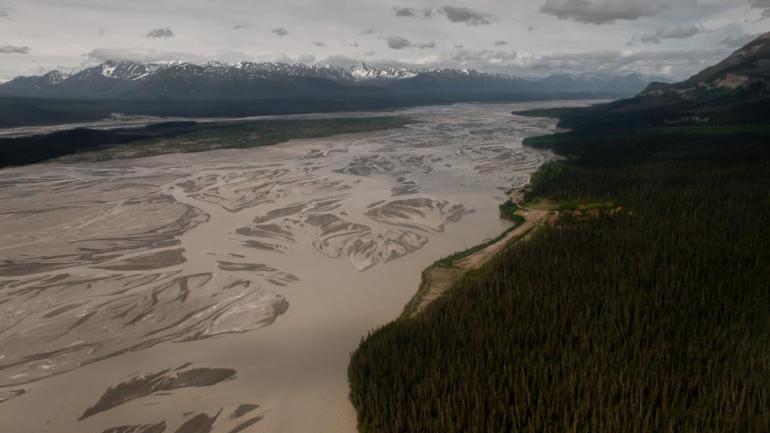 Aerial view of Wrangell-St. Elias National Park & Preserve Aerial view of Wrangell-St. Elias National Park & Preserve
