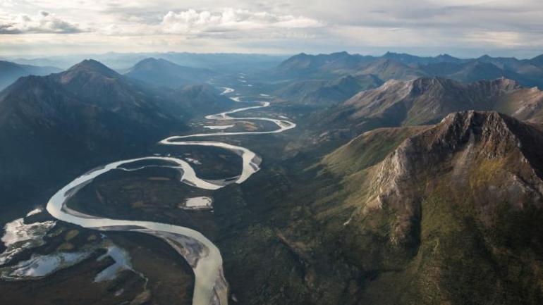 Remote river in Gates of the Arctic National Park Remote river in Gates of the Arctic National Park
