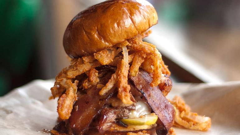 Black Sheep Burgers and Shakes specializes in inventive burgers like the Foodie, topped with boursin cheese, caramelized onion and truffle mayonnaise. Black Sheep Burgers and Shakes specializes in inventive burgers like the Foodie, topped with boursin cheese, caramelized onion and truffle mayonnaise.