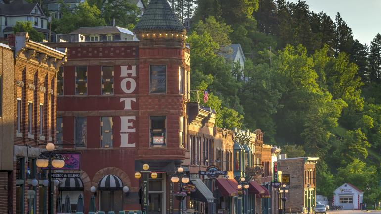 Downtown Deadwood offers diverse entertainment options, lodging options and plenty of Gold Rush-era history. Downtown Deadwood offers diverse entertainment options, lodging options and plenty of Gold Rush-era history.