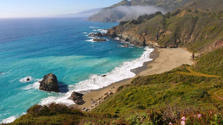 Paradise Beach outside Cambria, California Paradise Beach outside Cambria, California