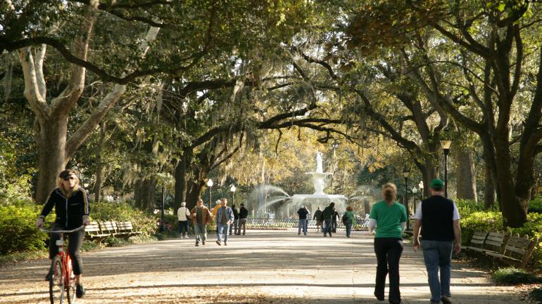 Forsyth Park in Savannah, Georgia Forsyth Park in Savannah, Georgia