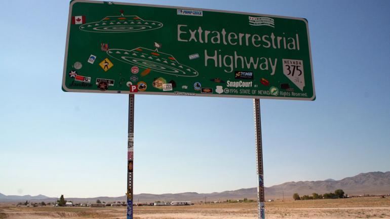 Follow the Extraterrestrial Highway through this eerie portion of Nevada, which is said to have welcomed visitors from outer space Follow the Extraterrestrial Highway through this eerie portion of Nevada, which is said to have welcomed visitors from outer space