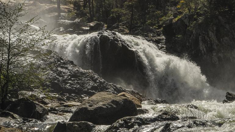 Rather than one vertical drop – Rancheria Falls is a series of cascades sure to take your breath away. Rather than one vertical drop – Rancheria Falls is a series of cascades sure to take your breath away.