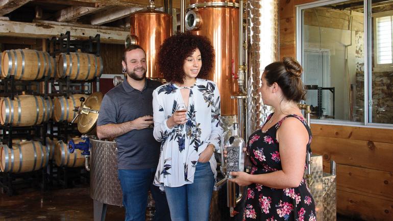 Set on a historic estate in Thurmont, Maryland, Springfield Manor Winery Distillery Brewery dates to 1765. Set on a historic estate in Thurmont, Maryland, Springfield Manor Winery Distillery Brewery dates to 1765.