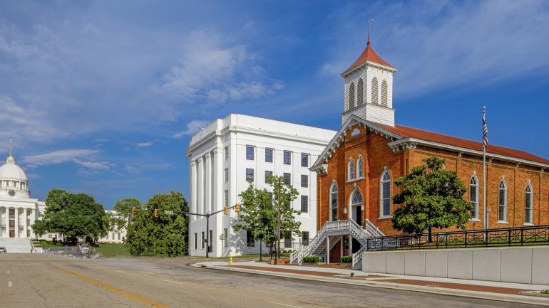 Dexter Avenue King Memorial Baptist Church in Montgomery, Alabama Dexter Avenue King Memorial Baptist Church in Montgomery, Alabama
