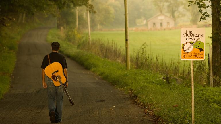 On the famous Crooked Road music trail in from Abingdon, to Wytheville, Virginia On the famous Crooked Road music trail in from Abingdon, to Wytheville, Virginia