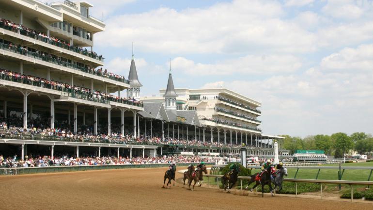 Churchill Downs racetrack in Louisville, Kentucky, home of the Kentucky Derby Churchill Downs racetrack in Louisville, Kentucky, home of the Kentucky Derby