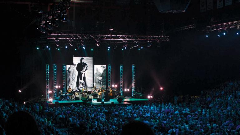 Tribute to Johnny Cash in Jonesboro, Arkansas, where he spent his childhood Tribute to Johnny Cash in Jonesboro, Arkansas, where he spent his childhood