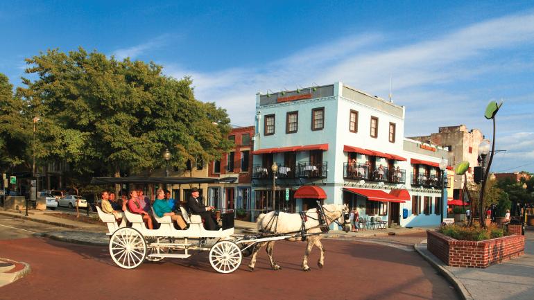 Charming downtown Wilmington, North Carolina, site of numerous movie and TV scenes Charming downtown Wilmington, North Carolina, site of numerous movie and TV scenes