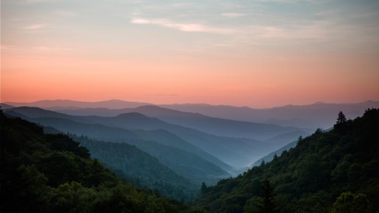 Unparalleled view of the Great Smoky Mountains, where one of the gateways is Knoxville, Tennessee Unparalleled view of the Great Smoky Mountains, where one of the gateways is Knoxville, Tennessee