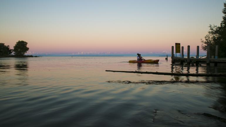 The St. Marys River and its surrounding waterways are also stunning playgrounds for water sports enthusiasts. The St. Marys River and its surrounding waterways are also stunning playgrounds for water sports enthusiasts.