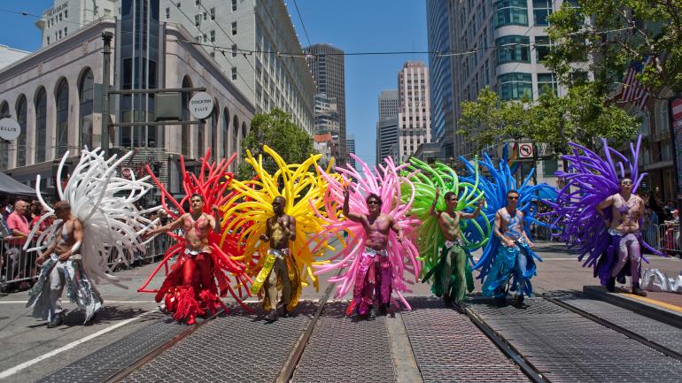 San Francisco Pride Parade Balloon Contingent San Francisco Pride Parade Balloon Contingent