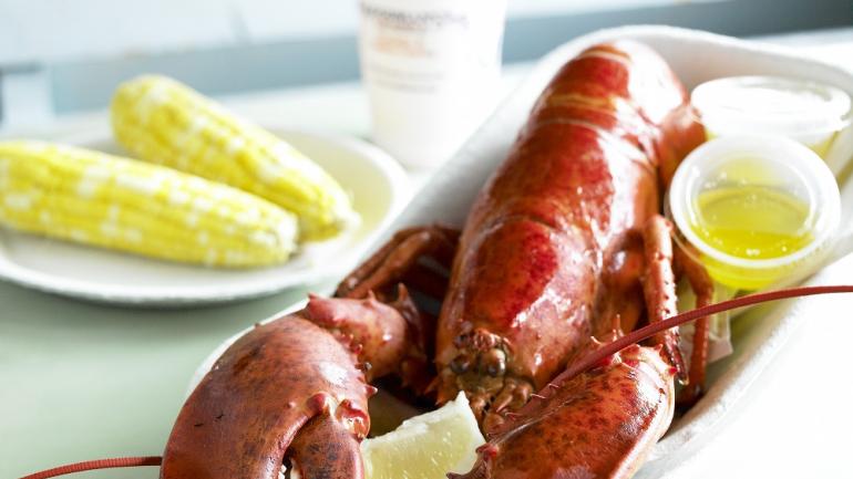 Order your lobster on a roll or steamed with warm butter and a twist of lemon. Order your lobster on a roll or steamed with warm butter and a twist of lemon.
