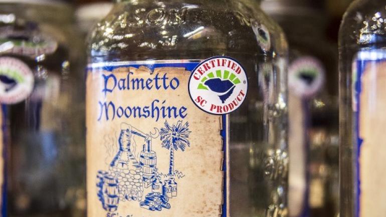 Clear, high-proof moonshine is becoming increasingly popular in South Carolina, and the Palmetto Distillery sells its “mountain fire” the old-fashioned way, in canning jars. Clear, high-proof moonshine is becoming increasingly popular in South Carolina, and the Palmetto Distillery sells its “mountain fire” the old-fashioned way, in canning jars.