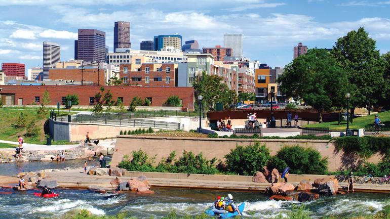 Wilderness kayaking adventure right in the city at Confluence Park Wilderness kayaking adventure right in the city at Confluence Park