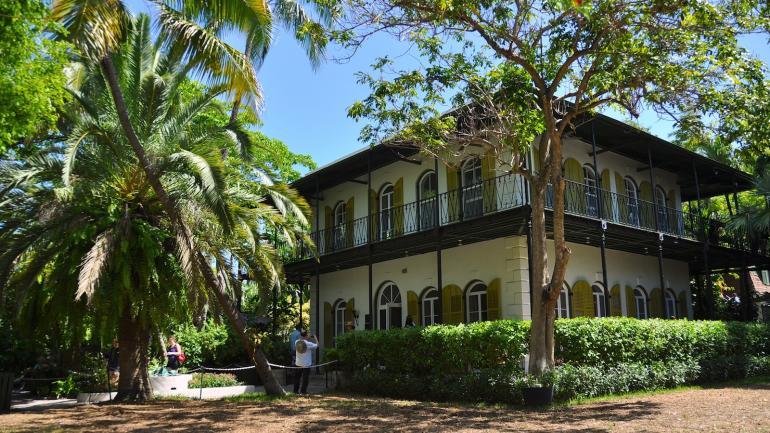 Visit the home that belonged to one of Key West’s most beloved residents, writer Ernest Hemingway. Visit the home that belonged to one of Key West’s most beloved residents, writer Ernest Hemingway.
