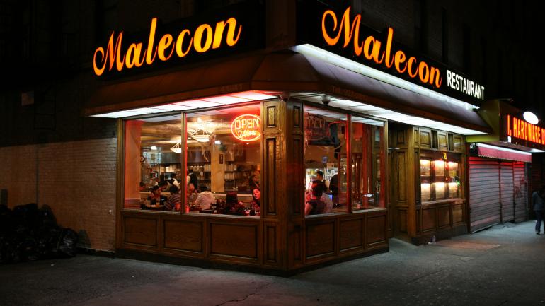 Malecon has been a fixture in the Washington Heights neighborhood of Manhattan for more than three decades. Malecon has been a fixture in the Washington Heights neighborhood of Manhattan for more than three decades.