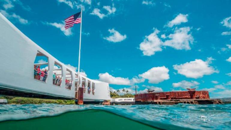 The USS Arizona Memorial The USS Arizona Memorial