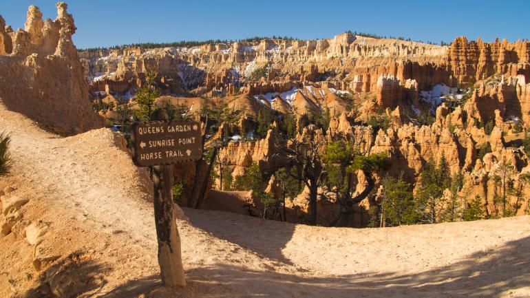 Scenic view in Bryce Canyon, Utah Scenic view in Bryce Canyon, Utah