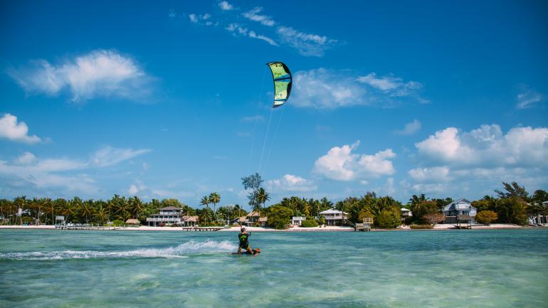 Kite surfing is just one of the outdoors adventures you can have on Key West. Kite surfing is just one of the outdoors adventures you can have on Key West.