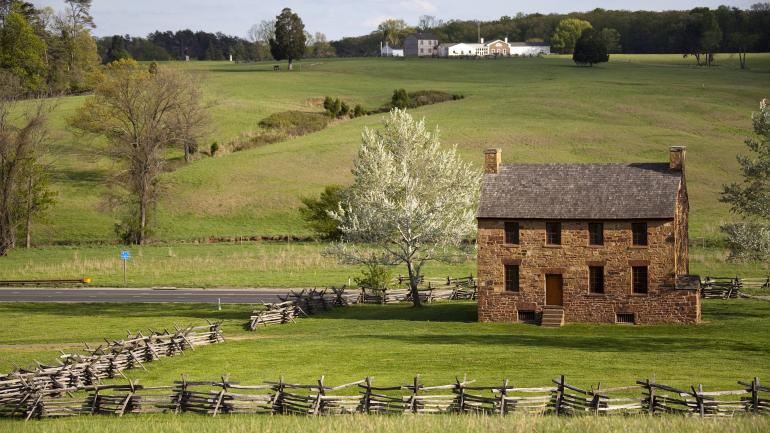 The rolling green landscape of Manassas National Battlefield Park The rolling green landscape of Manassas National Battlefield Park