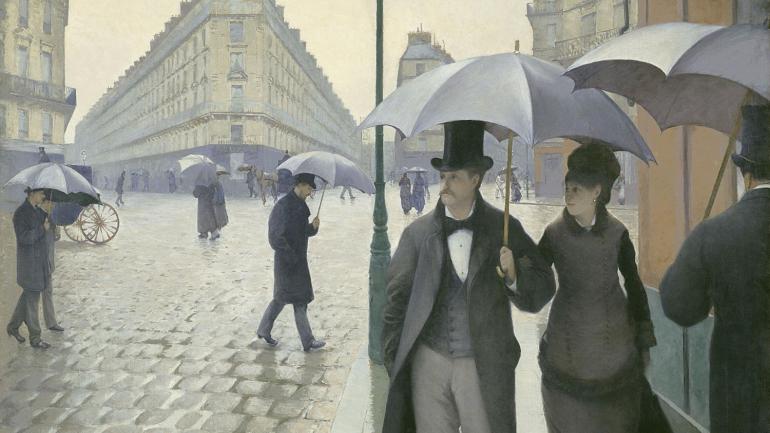 "Paris Street; Rainy Day" at the Art Institute of Chicago "Paris Street; Rainy Day" at the Art Institute of Chicago