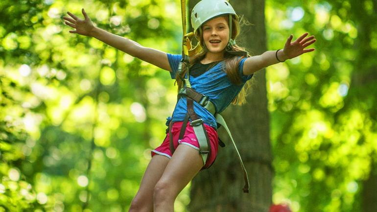 Zip through the forest canopy at Spring Mountain Zip through the forest canopy at Spring Mountain