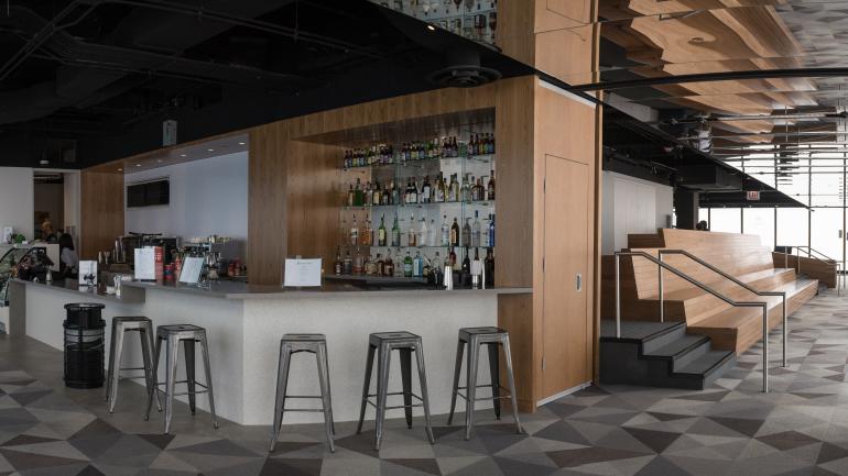 Grab a drink at Architect’s Corner Café and Bar Grab a drink at Architect’s Corner Café and Bar