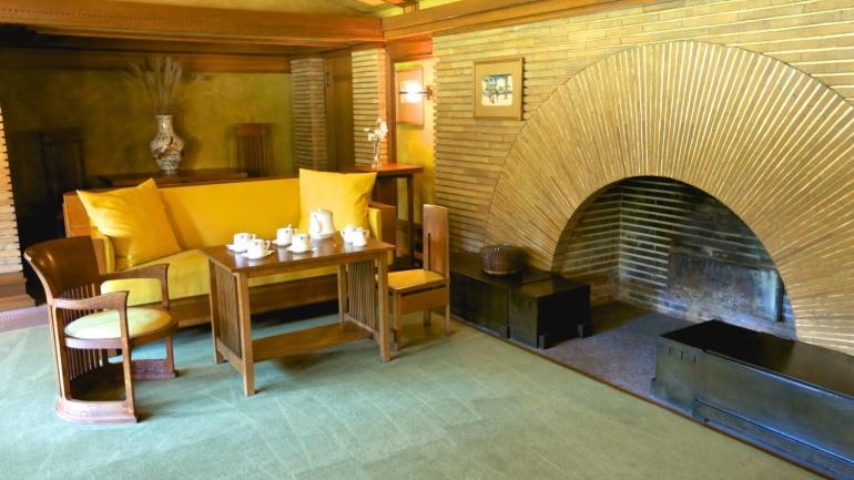 Interior room of the Darwin Martin House Interior room of the Darwin Martin House