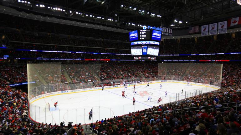 New Jersey Devils Game, The Prudential Center in Newark, New Jersey New Jersey Devils Game, The Prudential Center in Newark, New Jersey