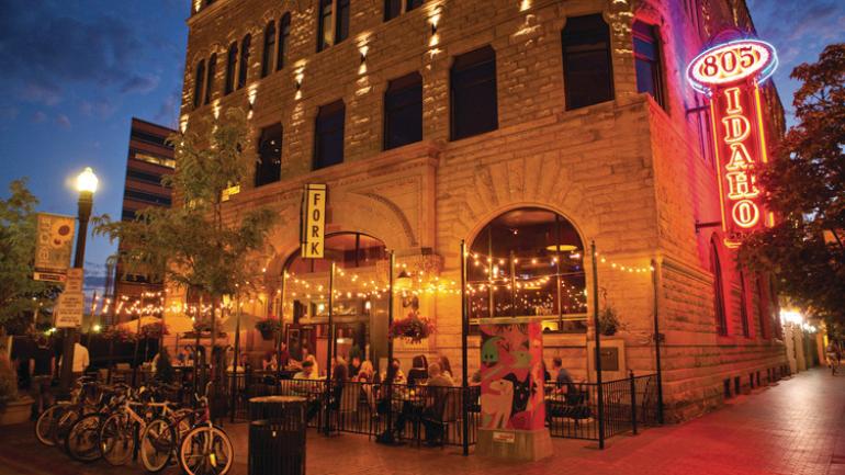 Fork in Downtown Boise Fork in Downtown Boise