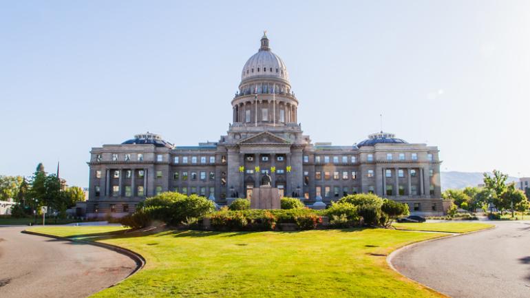 Idaho's capitol building in Boise Idaho's capitol building in Boise