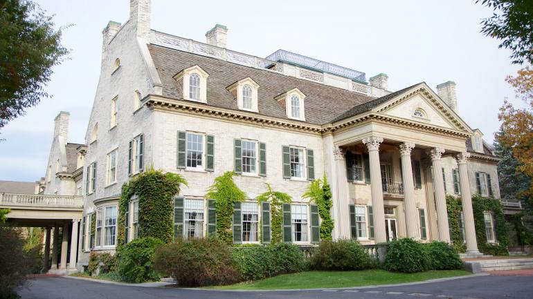 Exterior view of the George Eastman House Exterior view of the George Eastman House