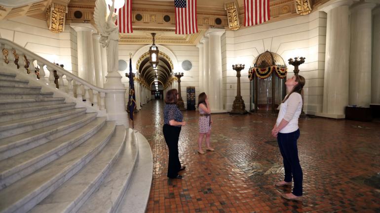 Inside the ornate Pennsylvania State Capitol Building in Harrisburg Inside the ornate Pennsylvania State Capitol Building in Harrisburg