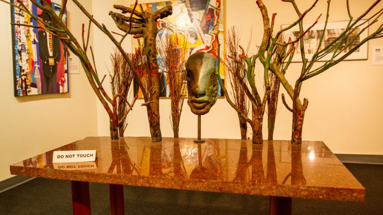 Georgia artists collection at the Tubman African America Museum in Macon Georgia artists collection at the Tubman African America Museum in Macon