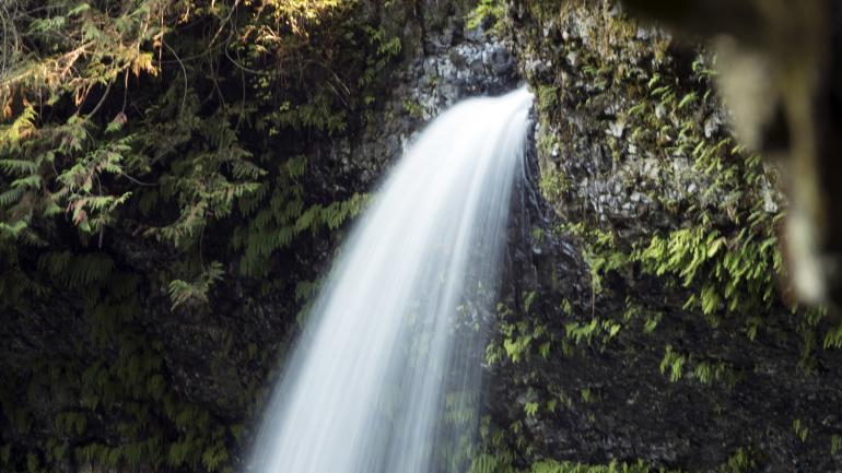 Trail of Ten Falls at Silver Fall State Park, Oregon Trail of Ten Falls at Silver Fall State Park, Oregon