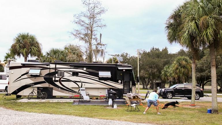 Having fun at Big Cypress RV Resort and Campground Having fun at Big Cypress RV Resort and Campground