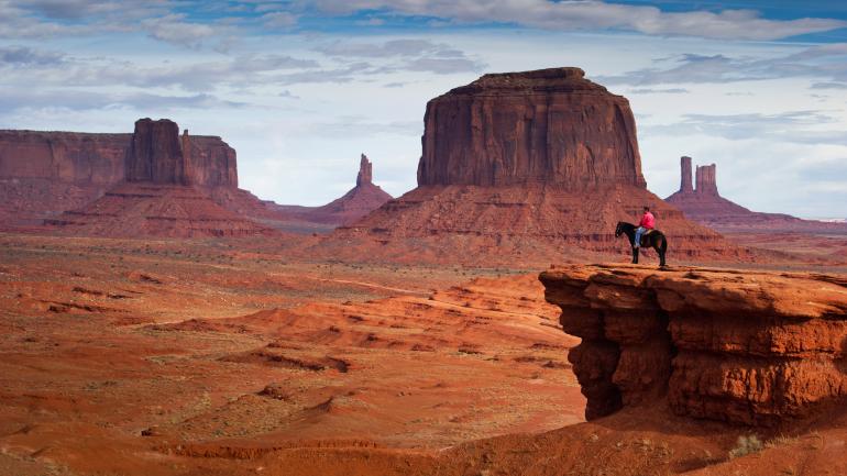 Breathtaking vista at Monument Valley Breathtaking vista at Monument Valley
