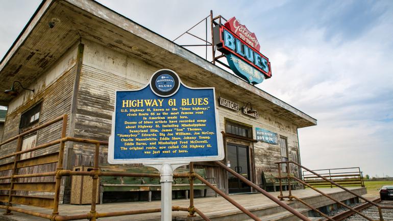 Visitors Center at Gateway to the Blues in Tunica, Mississippi Visitors Center at Gateway to the Blues in Tunica, Mississippi