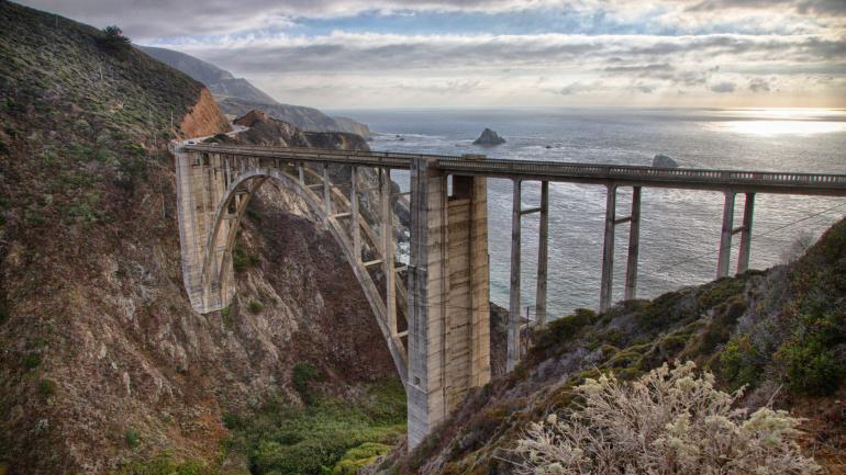 The view of the Bixby Bridge in Big Sur is one of the most incredible sights on the central coast. The view of the Bixby Bridge in Big Sur is one of the most incredible sights on the central coast.