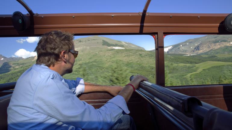 Bus tour of the Two Medicine Valley area in Glacier National Park Bus tour of the Two Medicine Valley area in Glacier National Park